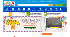 Desktop Screenshot of dedobrinquedo.com.br