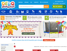 Tablet Screenshot of dedobrinquedo.com.br